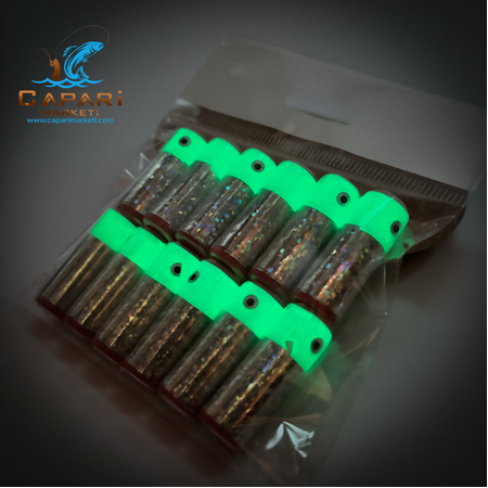 35 x 12 mm Glow Çinekop Mantarı 12'Li  (Kaplamalı)