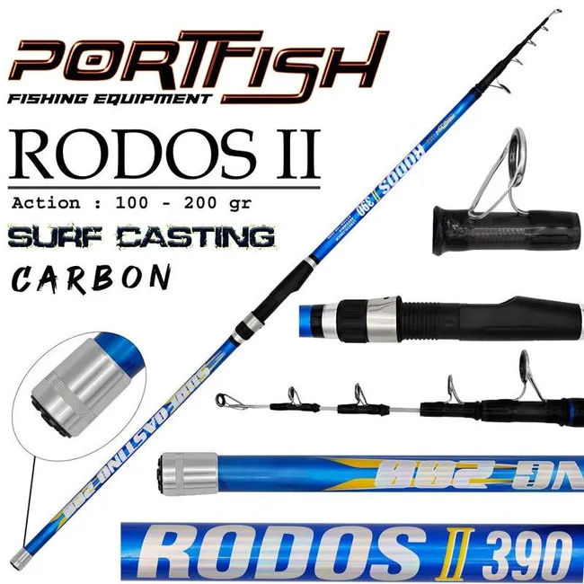 Portfish Rodos 2 Surf 390 cm Olta Kamışı 100-200 gr