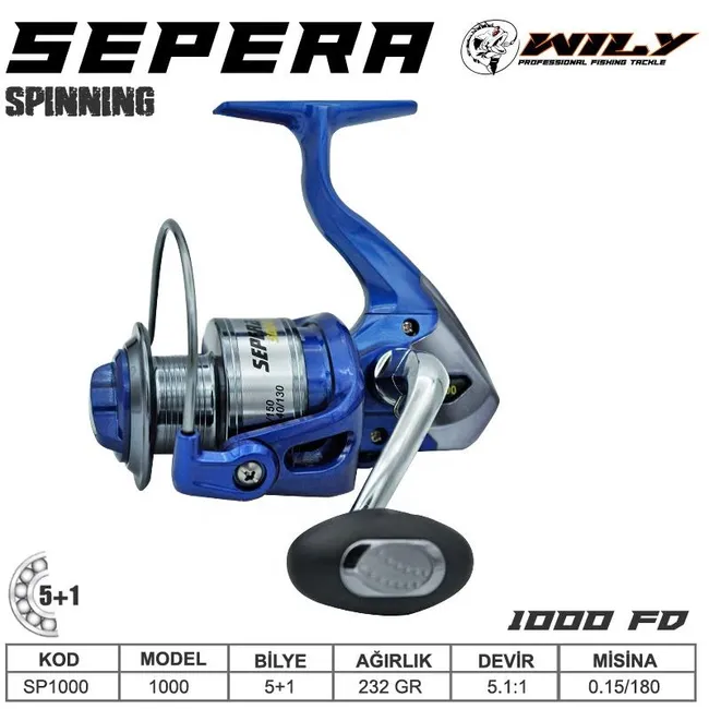Wily Sepera 1000 fd Olta Makinası 5+1 bb