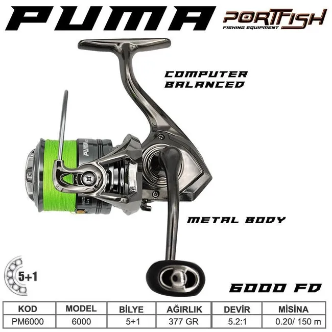 Portfish Puma 6000 Olta Makinası