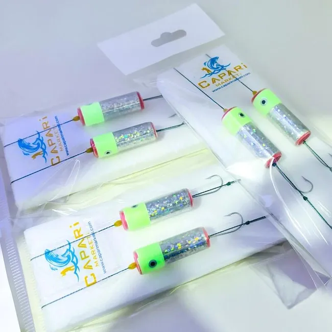 Örgü İpli 3 İğneli Glow  Çinekop Takımı ( 2'li Paket )