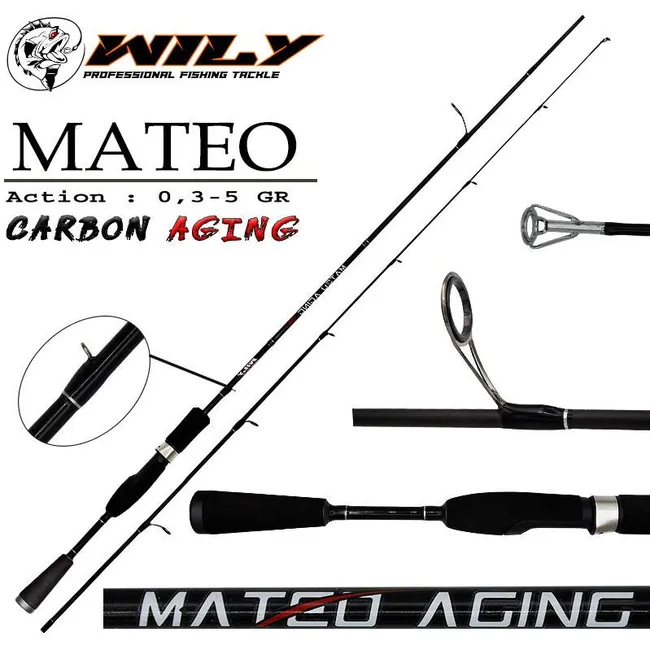 Wily Mateo Aging Kamışı 180 cm 0,3-5 gr