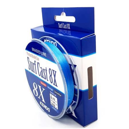 Kendo Surf Cast 8X Fighting 300 mt 0,15mm Örgü İp ( ICE BLUE)
